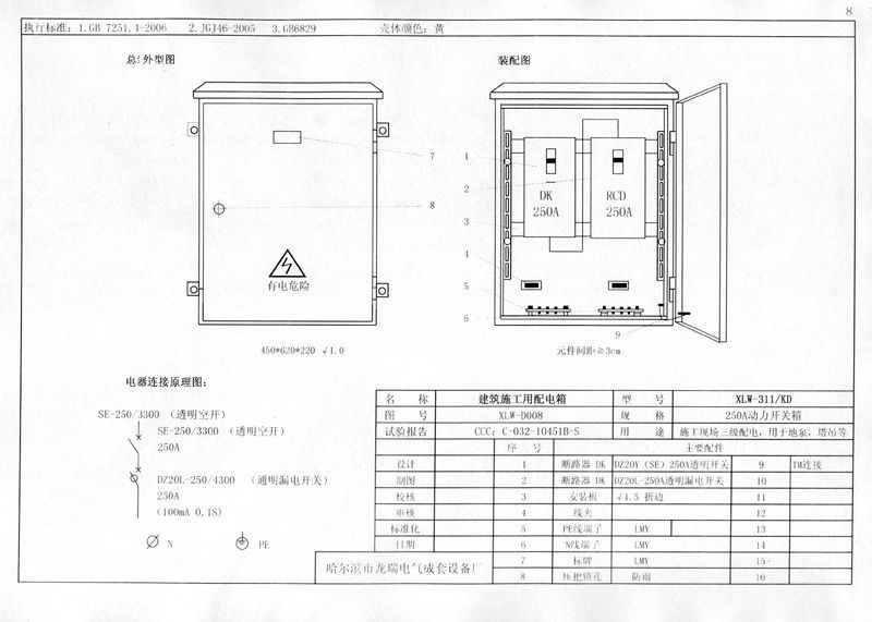 機電的!施工現場臨時用電配電箱(機柜)標準化配置圖集,只有這一個!