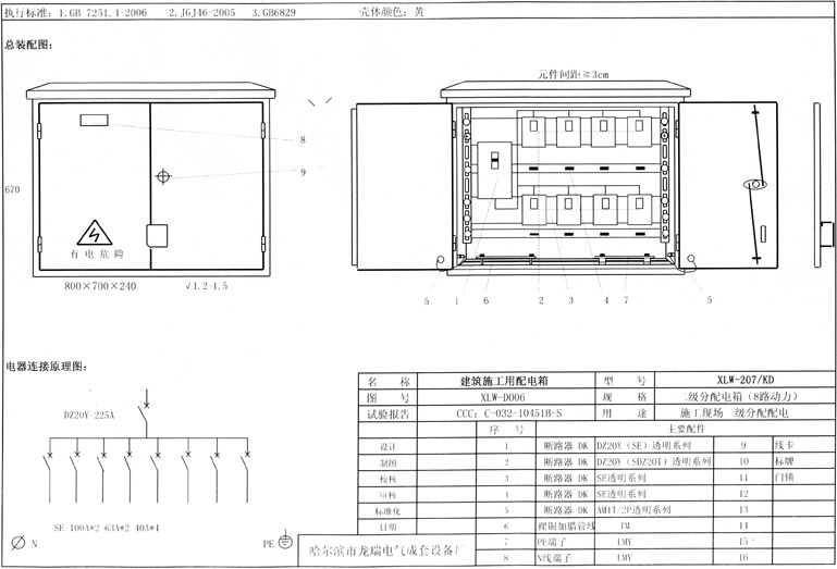標準化示例|如何配置施工現場臨時用電配電箱(機柜)？